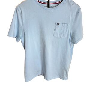 Tommy Hilfiger Sky Blue Tee with Pocket